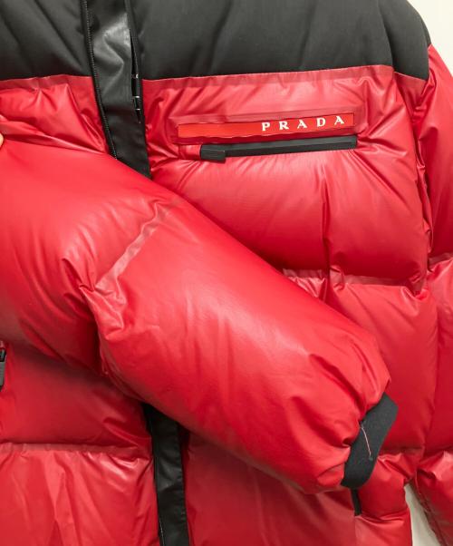 PRADA（プラダ）PRADA (プラダ) ダウンジャケット レッド サイズ:Sの古着・服飾アイテム