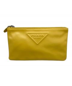 中古・古着通販】PRADA (プラダ) 巾着ポーチ グリーン サイズ:TU 224