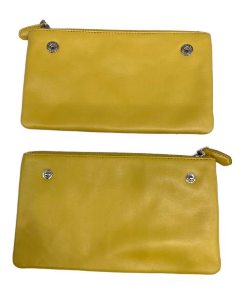 PRADA（プラダ）PRADA (プラダ) ポーチ イエローの古着・服飾アイテム