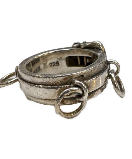 JUSTIN DAVIS（ジャスティンデイビス）JUSTIN DAVIS (ジャスティンデイビス) ベルトモチーフリング サイズ:23号の古着・服飾アイテム