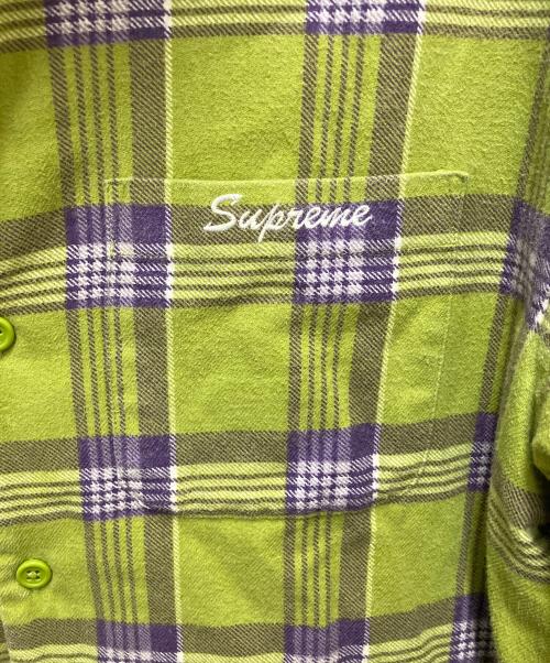 SUPREME（シュプリーム）SUPREME (シュプリーム) 長袖シャツ グリーン サイズ:SIZE Mの古着・服飾アイテム