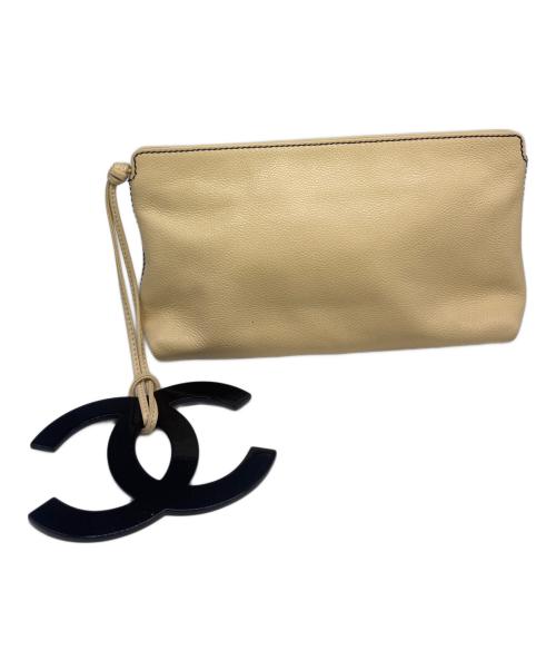 CHANEL（シャネル）CHANEL (シャネル) クラッチバッグ ベージュの古着・服飾アイテム