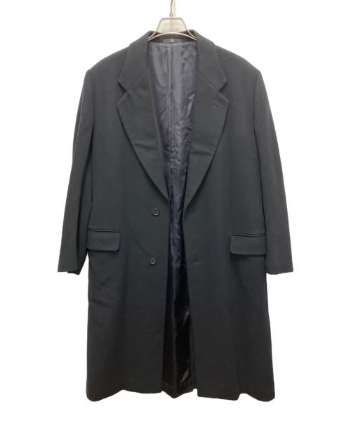 VALENTINO GARAVANI（ヴァレンティノ・ガラヴァーニ）VALENTINO GARAVANI (ヴァレンティノ・ガラヴァーニ) カシミア100％チェスターコート ネイビー サイズ:不明の古着・服飾アイテム