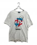 DSQUARED2ディースクエアード）の古着「半袖カットソー」｜ホワイト