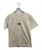 BALENCIAGAバレンシアガ）の古着「刺繍ロゴTシャツ」｜ベージュ