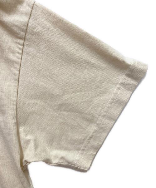 BALENCIAGA（バレンシアガ）BALENCIAGA (バレンシアガ) 刺繍ロゴTシャツ ベージュ サイズ:Sの古着・服飾アイテム