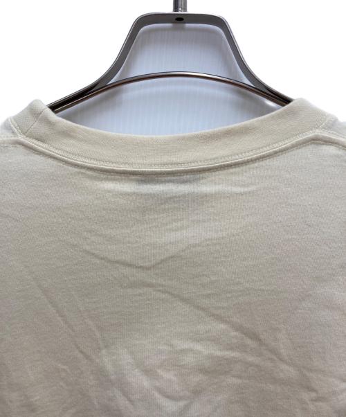 BALENCIAGA（バレンシアガ）BALENCIAGA (バレンシアガ) 刺繍ロゴTシャツ ベージュ サイズ:Sの古着・服飾アイテム