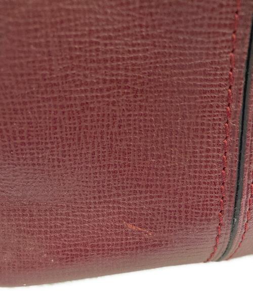 Cartier（カルティエ）Cartier (カルティエ) 巾着ショルダーバッグ ボルドーの古着・服飾アイテム