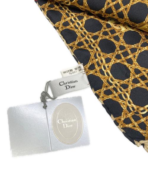 Christian Dior（クリスチャン ディオール）Christian Dior (クリスチャン ディオール) シルクスカーフ レッドの古着・服飾アイテム