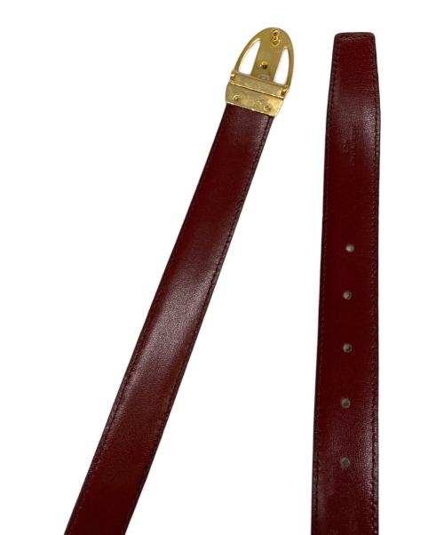 CELINE（セリーヌ）CELINE (セリーヌ) 馬車金具バックルベルト ブラックの古着・服飾アイテム