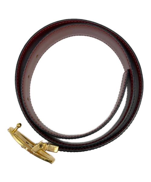 CELINE（セリーヌ）CELINE (セリーヌ) 馬車金具バックルベルト ブラックの古着・服飾アイテム