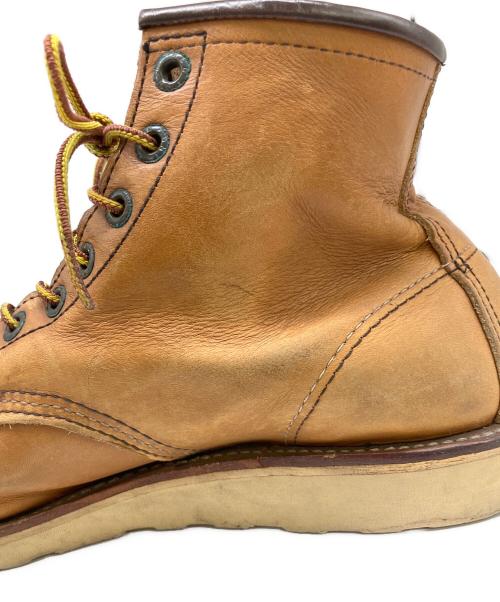 RED WING（レッドウィング）RED WING (レッドウィング) 7ホールブーツ ベージュ サイズ:SIZE 25.5cmの古着・服飾アイテム