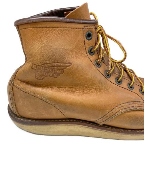 RED WING（レッドウィング）RED WING (レッドウィング) 7ホールブーツ ベージュ サイズ:SIZE 25.5cmの古着・服飾アイテム