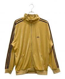 adidas（アディダス）の古着「ベロアトラックジャケット」｜イエロー