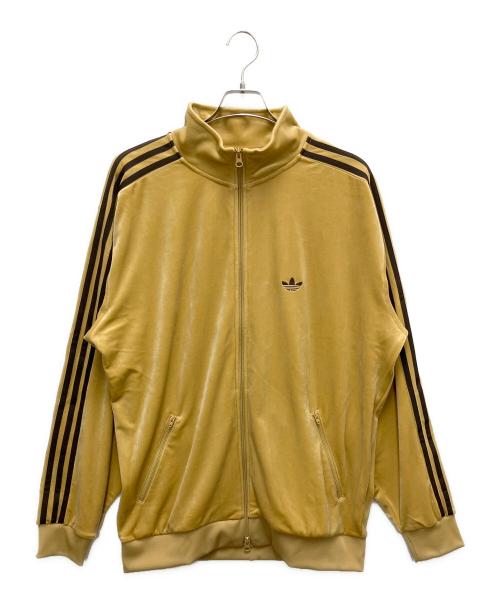 adidas（アディダス）adidas (アディダス) ベロアトラックジャケット イエロー サイズ:SIZE XLの古着・服飾アイテム