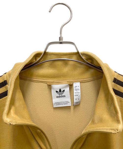 adidas（アディダス）adidas (アディダス) ベロアトラックジャケット イエロー サイズ:SIZE XLの古着・服飾アイテム