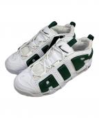 NIKEナイキ）の古着「Air More Uptempo Low」｜ホワイト×グリーン