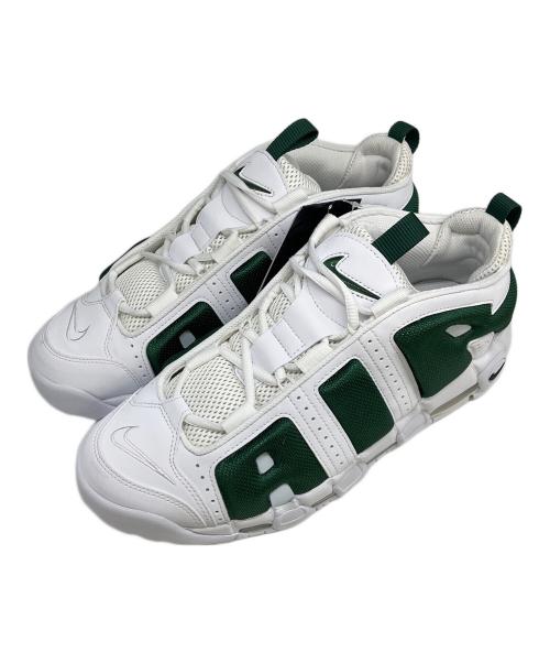 NIKE（ナイキ）NIKE (ナイキ) Air More Uptempo Low ホワイト×グリーン サイズ:SIZE 28cmの古着・服飾アイテム