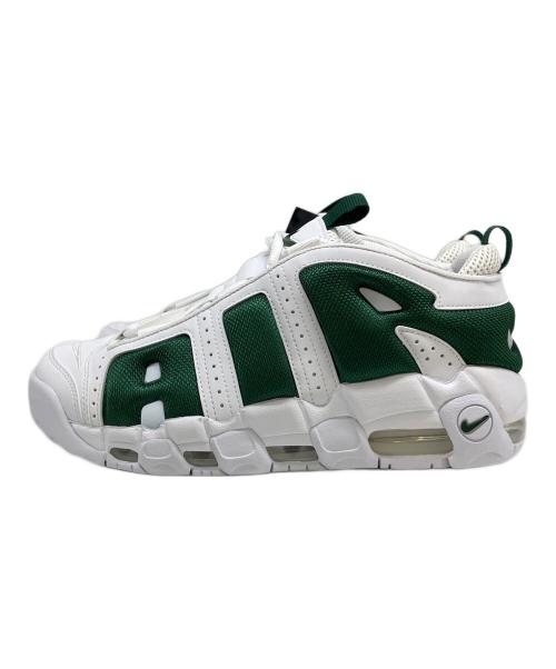 NIKE（ナイキ）NIKE (ナイキ) Air More Uptempo Low ホワイト×グリーン サイズ:SIZE 28cmの古着・服飾アイテム