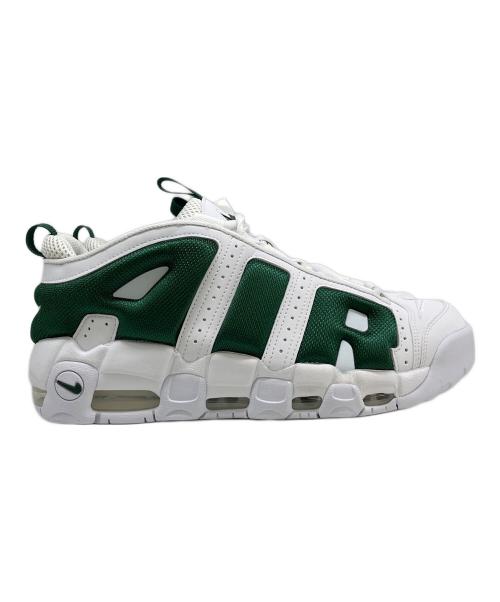 NIKE（ナイキ）NIKE (ナイキ) Air More Uptempo Low ホワイト×グリーン サイズ:SIZE 28cmの古着・服飾アイテム