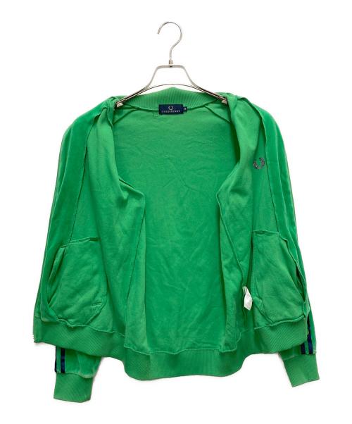 FRED PERRY（フレッドペリー）FRED PERRY (フレッドペリー) ベロアトラックジャケット グリーン サイズ:SIZE Sの古着・服飾アイテム