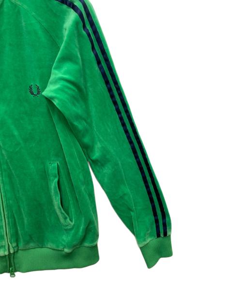 FRED PERRY（フレッドペリー）FRED PERRY (フレッドペリー) ベロアトラックジャケット グリーン サイズ:SIZE Sの古着・服飾アイテム