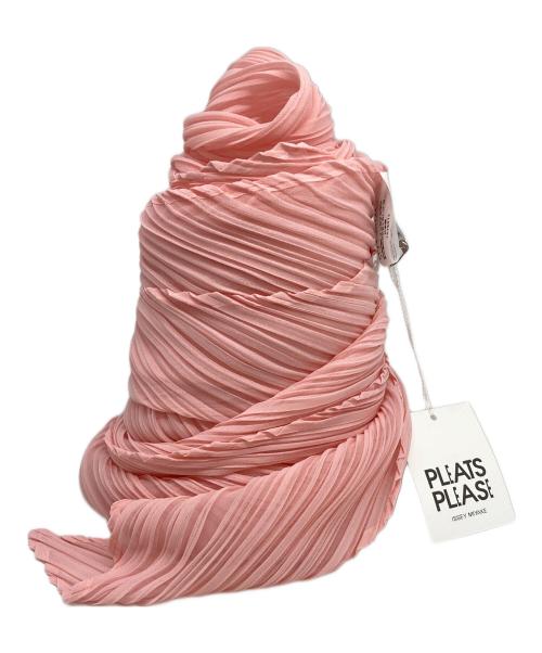 PLEATS PLEASE（プリーツプリーズ）PLEATS PLEASE (プリーツプリーズ) スカーフ ピンクの古着・服飾アイテム