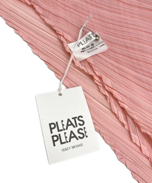 PLEATS PLEASE（プリーツプリーズ）PLEATS PLEASE (プリーツプリーズ) スカーフ ピンクの古着・服飾アイテム