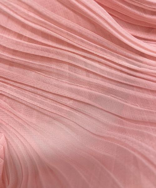 PLEATS PLEASE（プリーツプリーズ）PLEATS PLEASE (プリーツプリーズ) スカーフ ピンクの古着・服飾アイテム