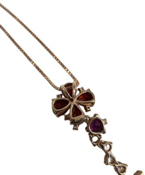 TSUTSUMI（ツツミ）TSUTSUMI (ツツミ) フラワーモチーフネックレス サイズ:-の古着・服飾アイテム