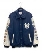 GENUINE MERCHANDISEジェニュイン マーチャンダイズ）の古着「スタジャン」｜ネイビー