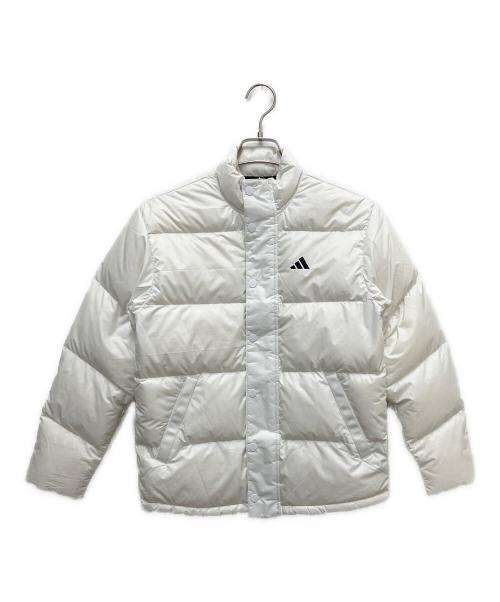 adidas（アディダス）adidas (アディダス) ダウンジャケット ホワイト サイズ:SIZE M 未使用品の古着・服飾アイテム