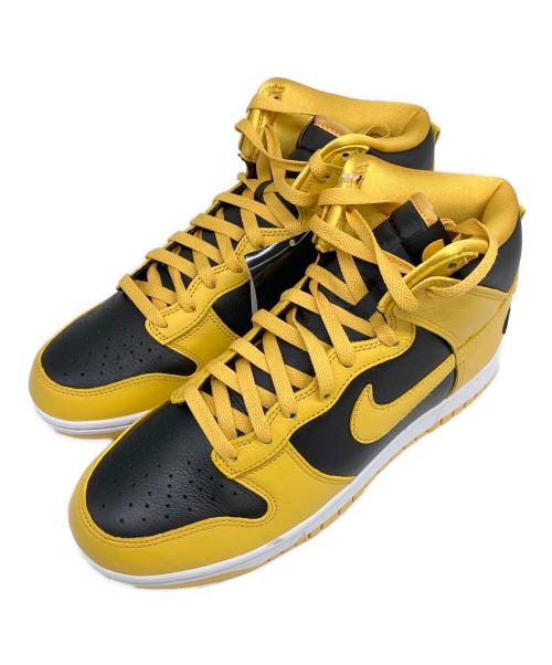 NIKE（ナイキ）NIKE (ナイキ) Dunk High Retro PRM ブラック×イエロー サイズ:SIZE 27.5cmの古着・服飾アイテム