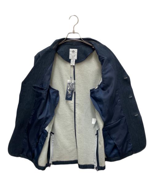 adidas（アディダス）adidas (アディダス) HUMAN MADE (ヒューマンメイド) テーラードジャケット インディゴ サイズ:SIZE XL 未使用品の古着・服飾アイテム