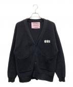 TTT MSWティー モダンストリートウェア）の古着「ニットカーディガン」｜ブラック