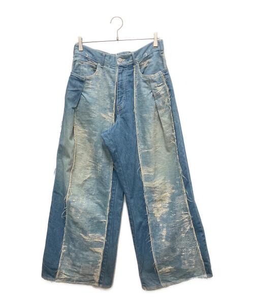 TAAKK（ターク）TAAKK (ターク) ワイドデニムパンツ インディゴ サイズ:SIZE2の古着・服飾アイテム