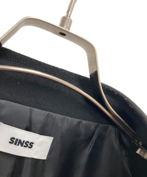 SINSS（シンス）SINSS (シンス) テーラードジャケット ブラック サイズ:SIZE Lの古着・服飾アイテム