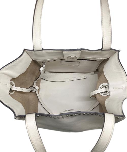 J&M DAVIDSON（ジェイ＆エム デヴィッドソン）J&M DAVIDSON (ジェイ＆エム デヴィッドソン) ハンドバッグ ホワイトの古着・服飾アイテム