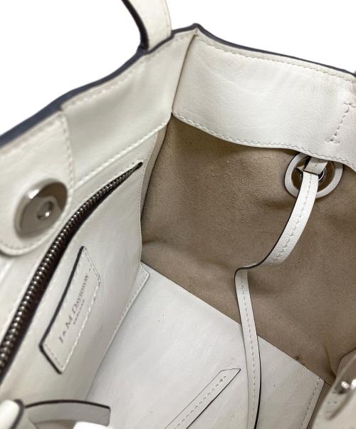 J&M DAVIDSON（ジェイ＆エム デヴィッドソン）J&M DAVIDSON (ジェイ＆エム デヴィッドソン) ハンドバッグ ホワイトの古着・服飾アイテム