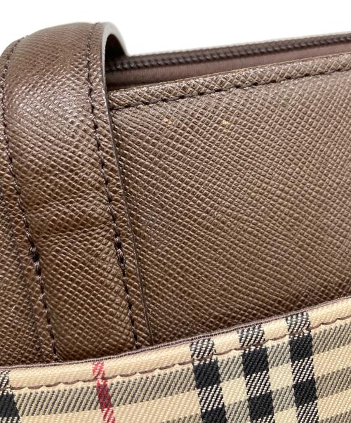 BURBERRY（バーバリー）BURBERRY (バーバリー) ハンドバッグ アイボリーの古着・服飾アイテム