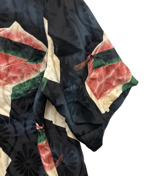 NIPOALOHA（二ポアロハ）NIPOALOHA (二ポアロハ) シルクシャツ レッド サイズ:SIZE Lの古着・服飾アイテム