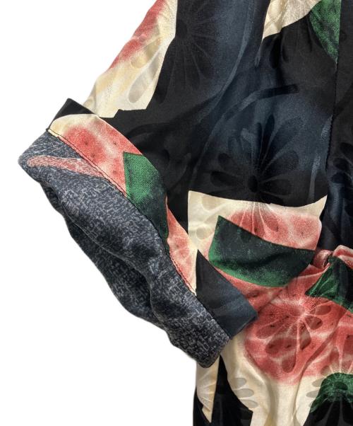 NIPOALOHA（二ポアロハ）NIPOALOHA (二ポアロハ) シルクシャツ レッド サイズ:SIZE Lの古着・服飾アイテム