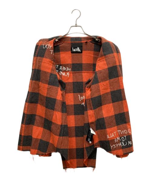 haculla（ハキュラ）haculla (ハキュラ) ヘビーネルシャツ オレンジ サイズ:SIZE Sの古着・服飾アイテム