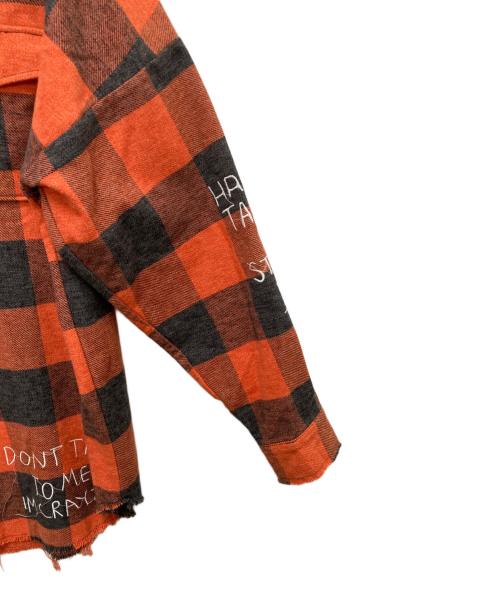 haculla（ハキュラ）haculla (ハキュラ) ヘビーネルシャツ オレンジ サイズ:SIZE Sの古着・服飾アイテム