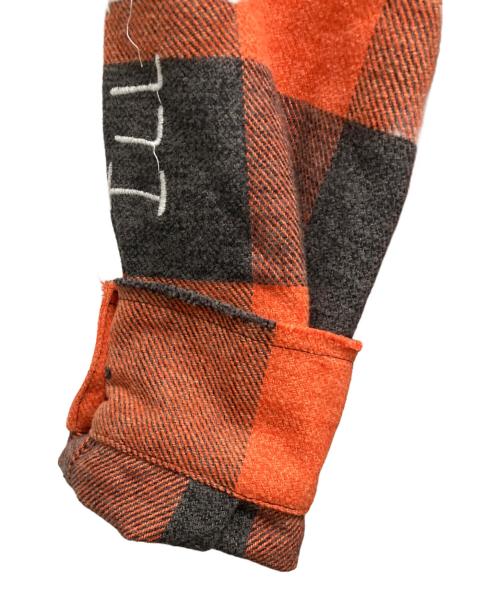 haculla（ハキュラ）haculla (ハキュラ) ヘビーネルシャツ オレンジ サイズ:SIZE Sの古着・服飾アイテム