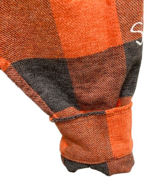 haculla（ハキュラ）haculla (ハキュラ) ヘビーネルシャツ オレンジ サイズ:SIZE Sの古着・服飾アイテム
