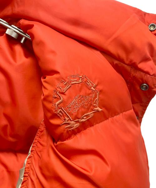 EVISEN（エビセン）EVISEN (エビセン) リバーシブルダウンベスト オレンジ×ベージュ サイズ:SIZE Mの古着・服飾アイテム