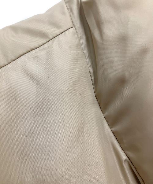 EVISEN（エビセン）EVISEN (エビセン) リバーシブルダウンベスト オレンジ×ベージュ サイズ:SIZE Mの古着・服飾アイテム