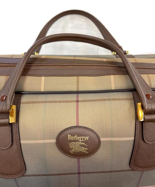 Burberry's（バーバリー）Burberry's (バーバリー) ボストンバッグ カーキの古着・服飾アイテム
