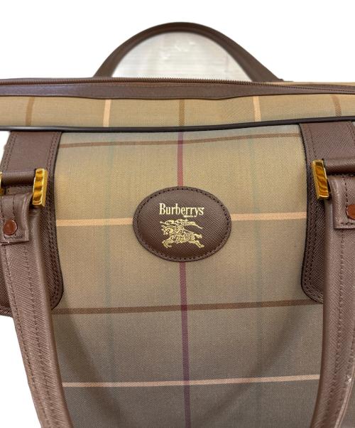 Burberry's（バーバリー）Burberry's (バーバリー) ボストンバッグ カーキの古着・服飾アイテム